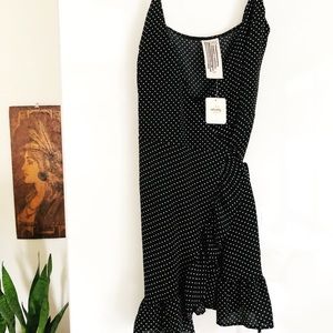 Free People Sweet Ruffle Wrap Slip Dress